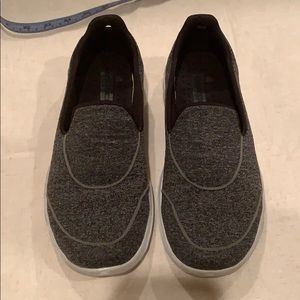 Dark grey slip on sketchers